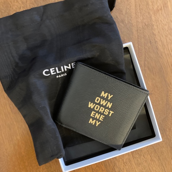 Celine “My Own Worst Enemy” Wallet NEW IN BOX - Picture 1 of 3